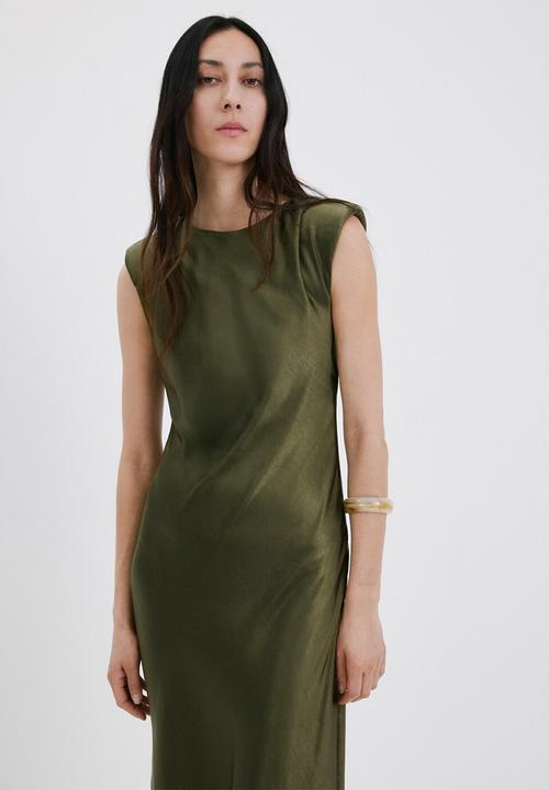 MANGO - Dress gante3 - green