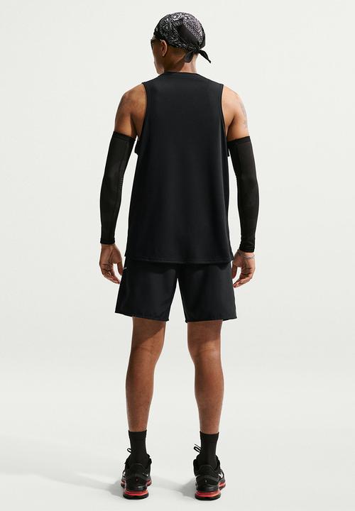 Nike - Miler  Dri-FIT 7" Brief-Lined Running Shorts - Black/Black/Refl Silver