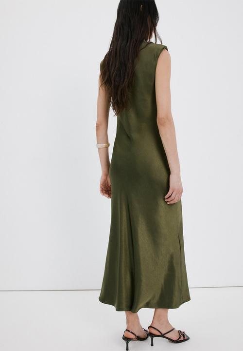 MANGO - Dress gante3 - green