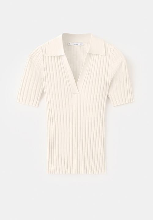 MANGO - Sweater lope - light beige