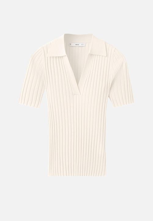 MANGO - Sweater lope - light beige