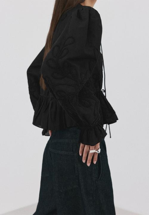 MANGO - Blouse mariya - black