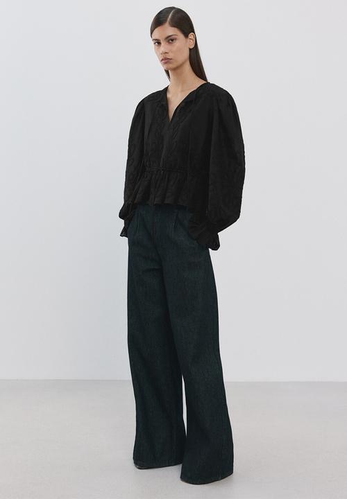 MANGO - Blouse mariya - black