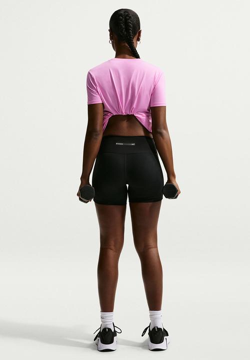 Nike - W Nk One Classic Df Ss Top - Lt Magenta/White