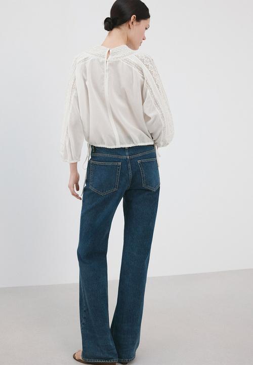 MANGO - Blouse masy - natural