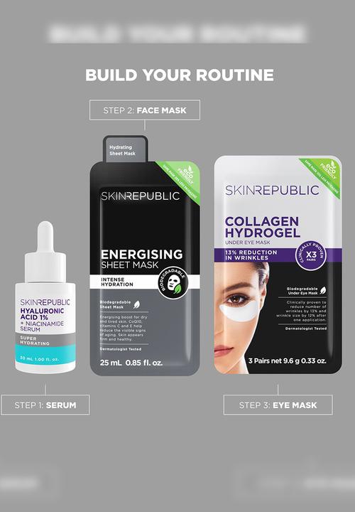 Skin Republic - Men's Energising Face Mask Sheet