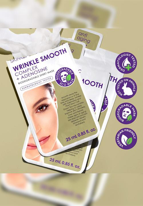 Skin Republic - Wrinkle Smooth Complex + Adenosine Biodegradable Sheet Mask