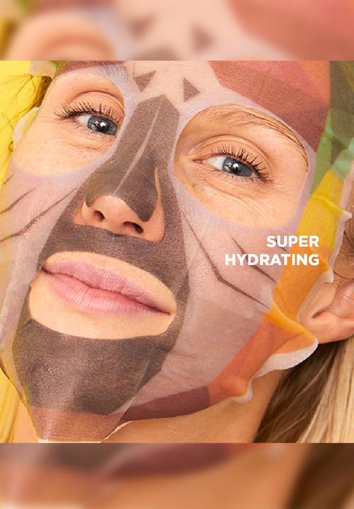 Skin Republic - Hydrate + Glow Vitamin C Parrot Face Mask Sheet