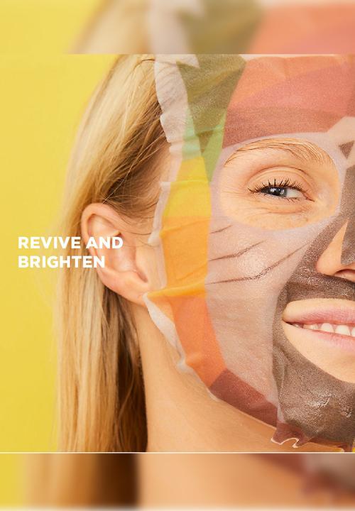 Skin Republic - Hydrate + Glow Vitamin C Parrot Face Mask Sheet