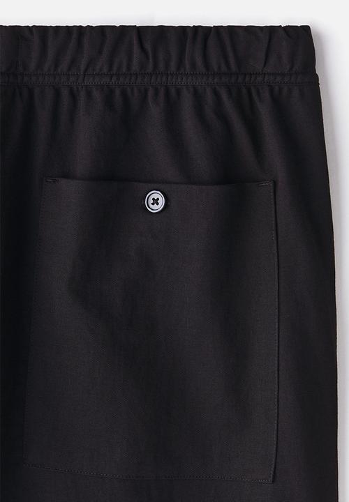 H&M - Relaxed fit trousers - dark blue