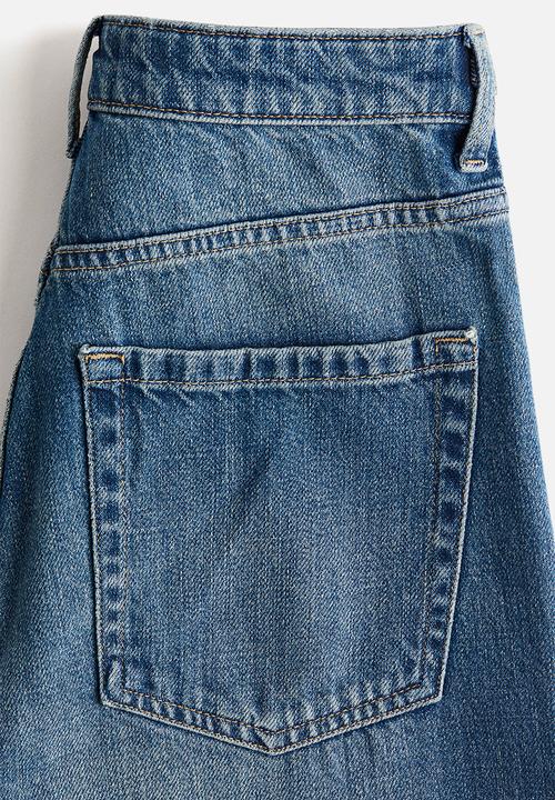 H&M - Straight high jeans - denim blue