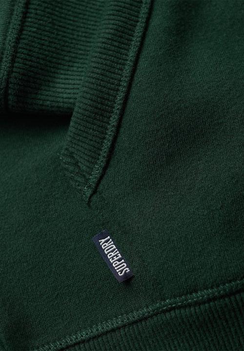 Superdry. - Essential Logo Zip Hoodie - Forest Green