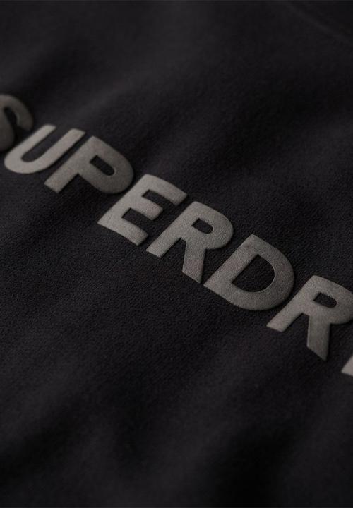 Superdry. - Sport Loose Crew Sweatshirt - Black