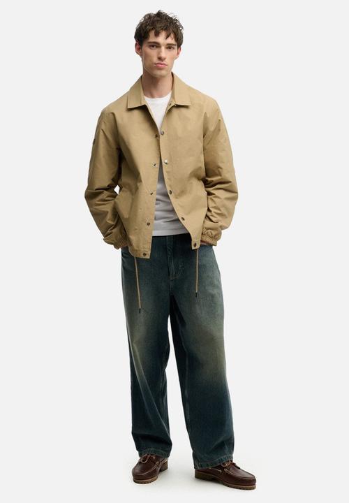 Superdry. - Surplus Otto Coach Jacket - Classic Tan Brown