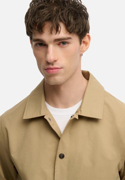 Superdry. - Surplus Otto Coach Jacket - Classic Tan Brown