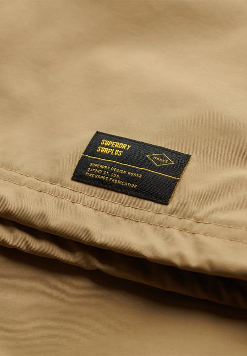 Superdry. - Surplus Otto Coach Jacket - Classic Tan Brown