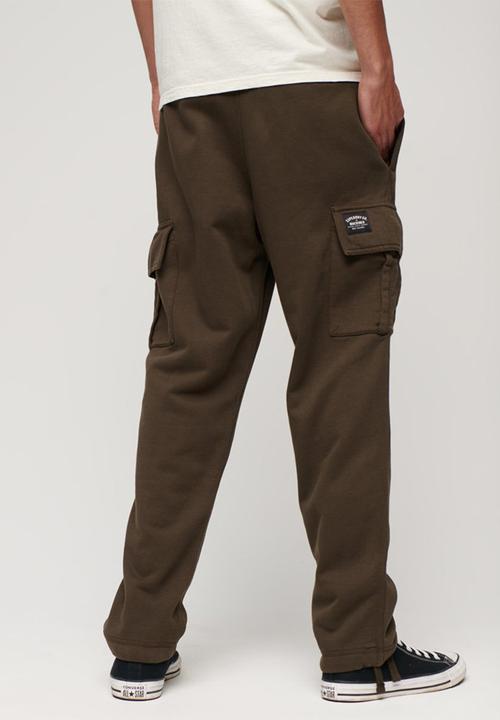 Superdry. - Relaxed Cargo Joggers - Dusk Brown