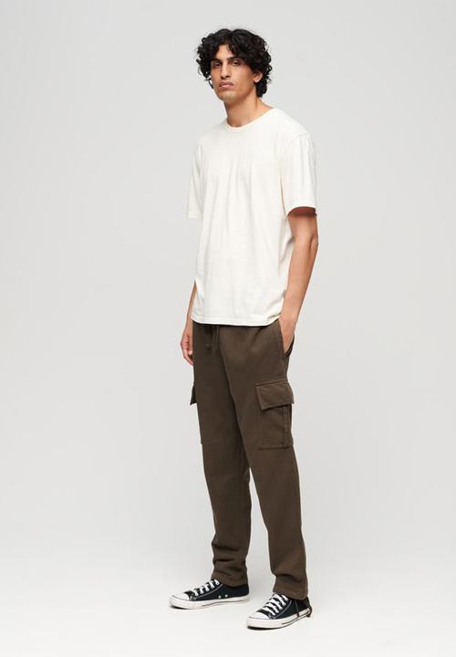 Superdry. - Relaxed Cargo Joggers - Dusk Brown