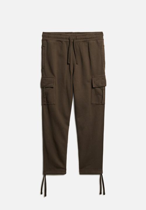 Superdry. - Relaxed Cargo Joggers - Dusk Brown