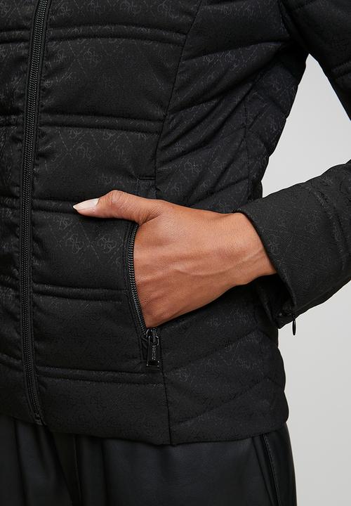 GUESS - New Vona Logo Jacket - Jet Black A996