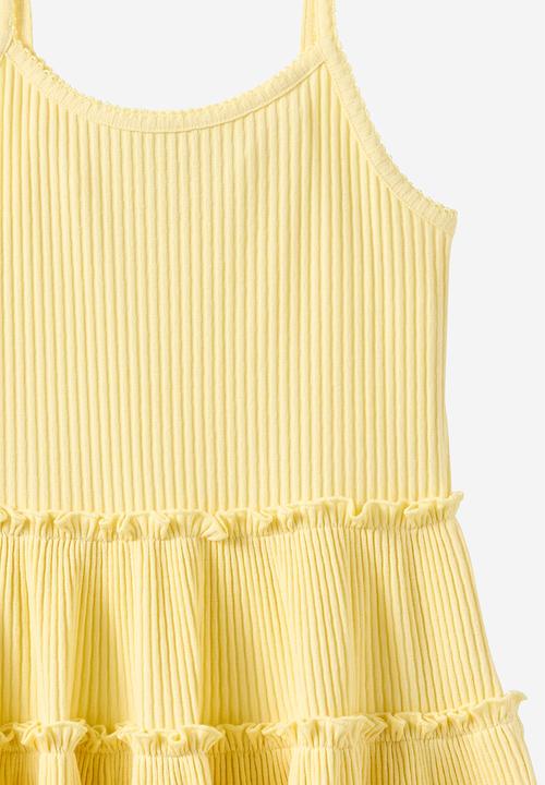 Cotton On - Ivy Sleeveless Dress - Baby Yellow