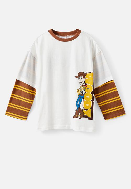 Cotton On - License Layer Tee - Lcn Dis Vanilla/ Toy Story Woody