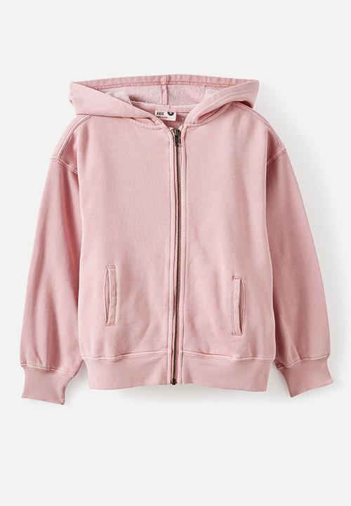 Cotton On - Sammy Zip Through Hoodie & Barrel Track Pant Pack - Washed Zephyr