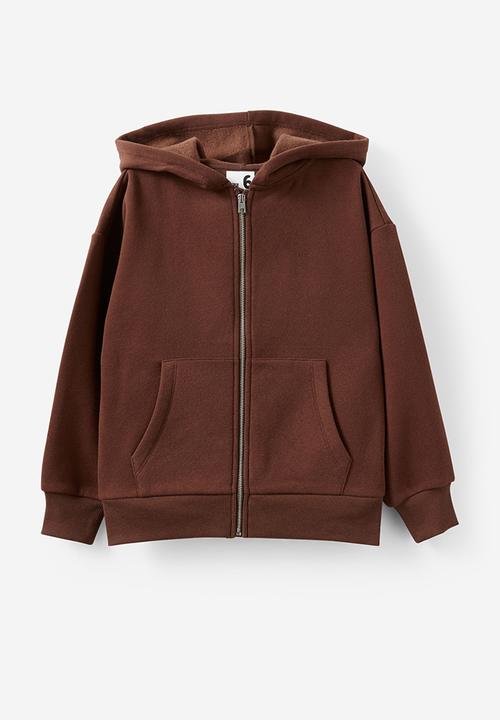 Cotton On - Sammy Zip through Hoddie &  Sammy Barrel Trackpant - Rocky Road Pack