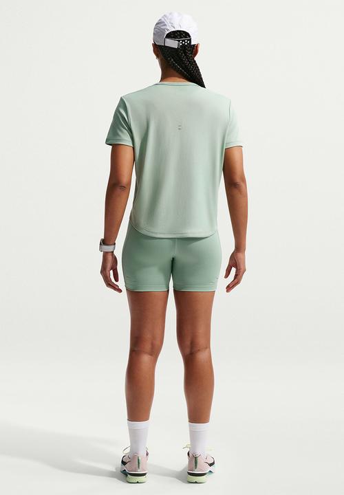 Nike - W Nk Tempo Df Ss Top - Steam/Reflective Silv