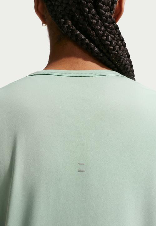 Nike - W Nk Tempo Df Ss Top - Steam/Reflective Silv