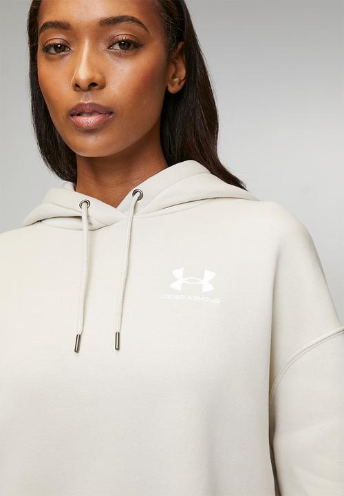 Under Armour - UA Icon Fleece OS Hoodie - Summit White/White