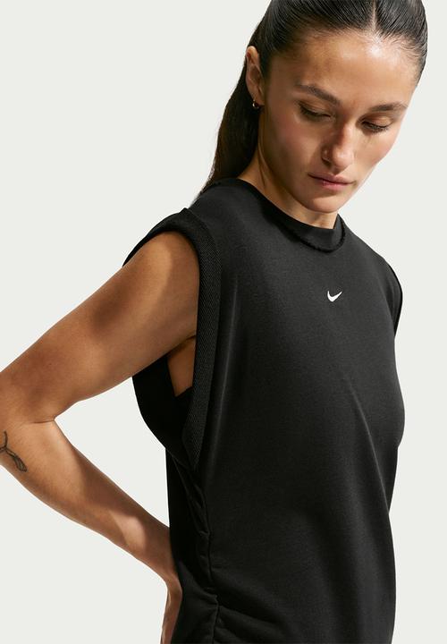 Nike - W Nsw Nk Chll Ft Dress - Black/Sail