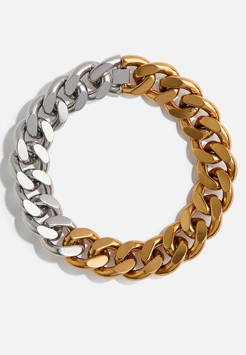STELLA McCARTNEY  ツートーンネックレス Stella McCartney H&M: Two-tone necklace - gold-coloured/silver