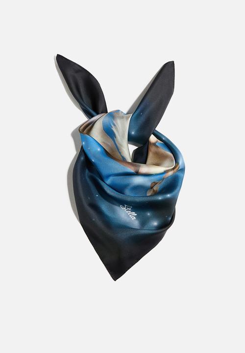 H&M - Stella McCartney H&M: Printed silk scarf - black