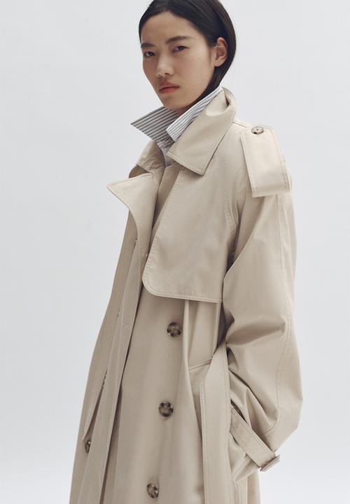 Stella McCartney H&M: Oversized trench coat - light beige - 1325275001