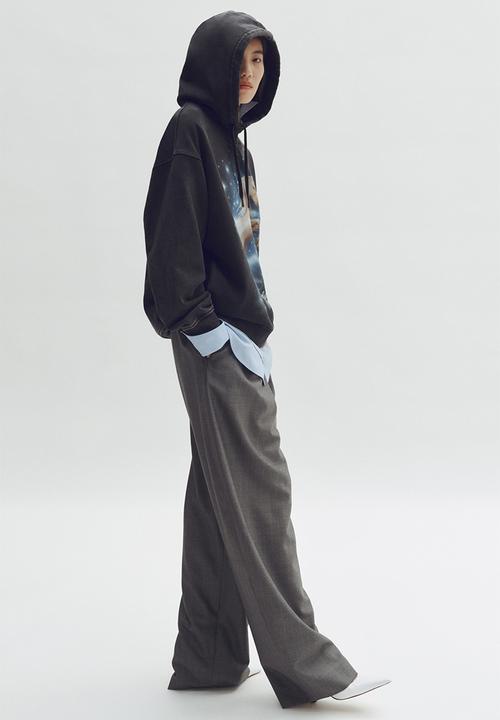 H&M - Stella McCartney H&M: Printed cotton hoodie - black