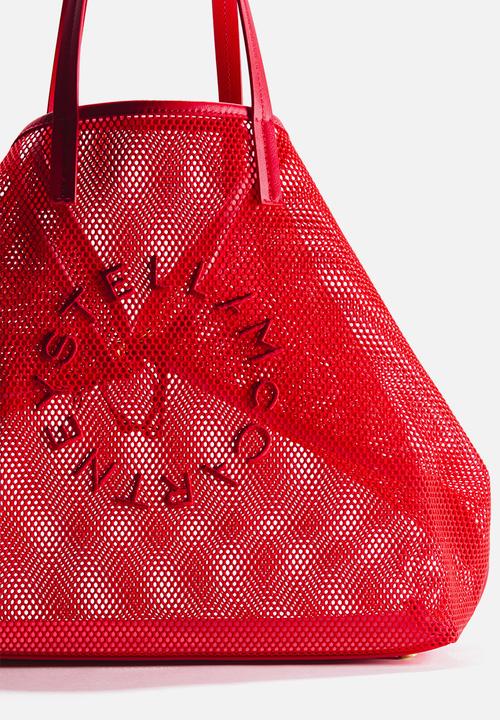H&M - Stella McCartney H&M: Large mesh tote bag - red