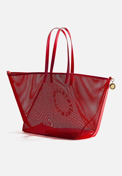 H&M - Stella McCartney H&M: Large mesh tote bag - red