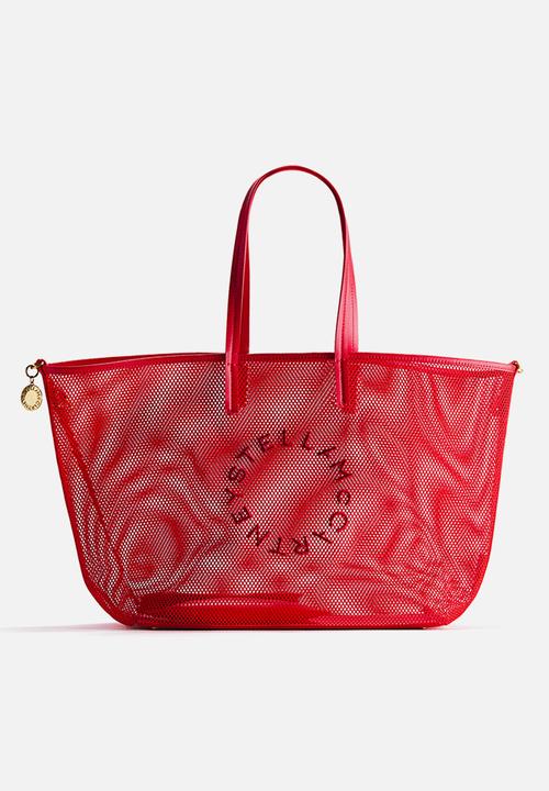 H&M - Stella McCartney H&M: Large mesh tote bag - red