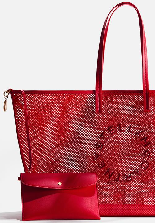H&M - Stella McCartney H&M: Large mesh tote bag - red