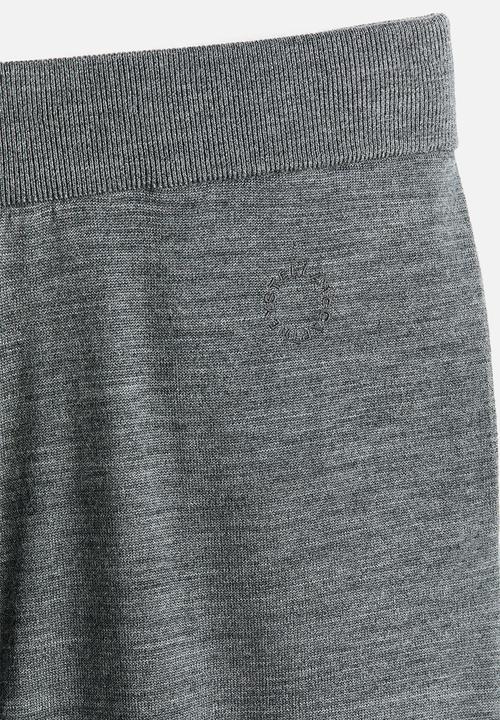 H&M - Stella McCartney H&M: Wide merino wool joggers - dark grey marl