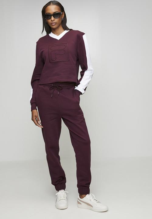FILA - Rebecca Sweatshirt - Fig/White