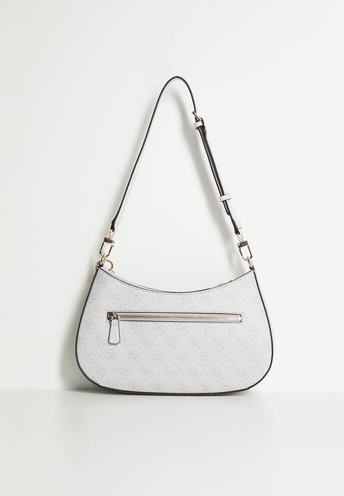 GUESS - Noelle Top Zip Shoulder Bag-Bone Logo