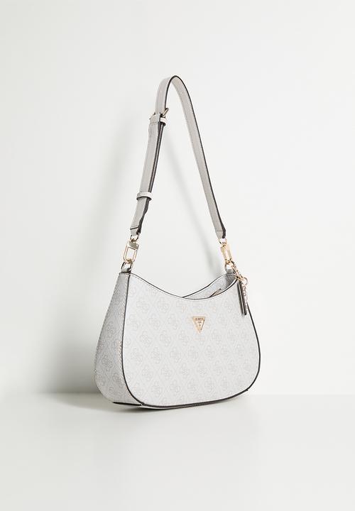 GUESS - Noelle Top Zip Shoulder Bag-Bone Logo