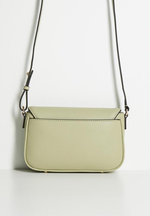 GUESS - Isola Convertible Crossbody Flap Bag-Sage