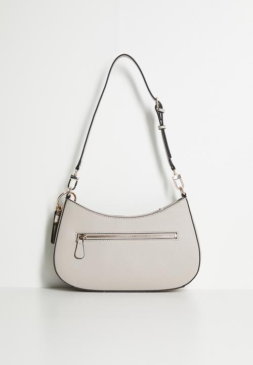 GUESS - Ahb Noelle Ii Top Zip Shoulder Bag - Taupe