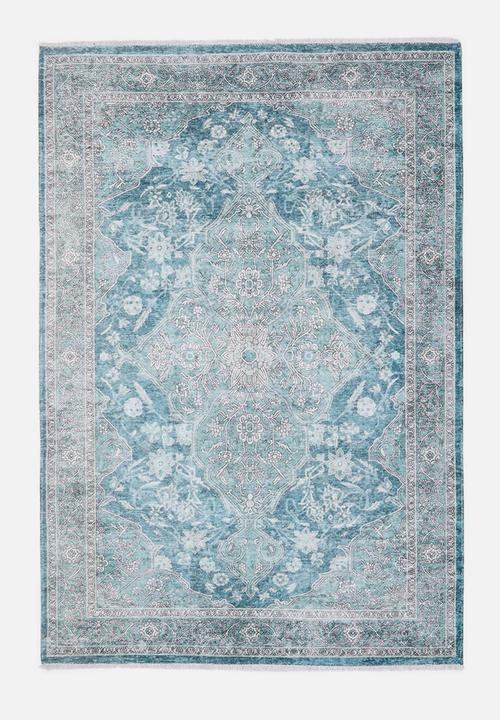 Eve Plush Woven Antique Rug Sage