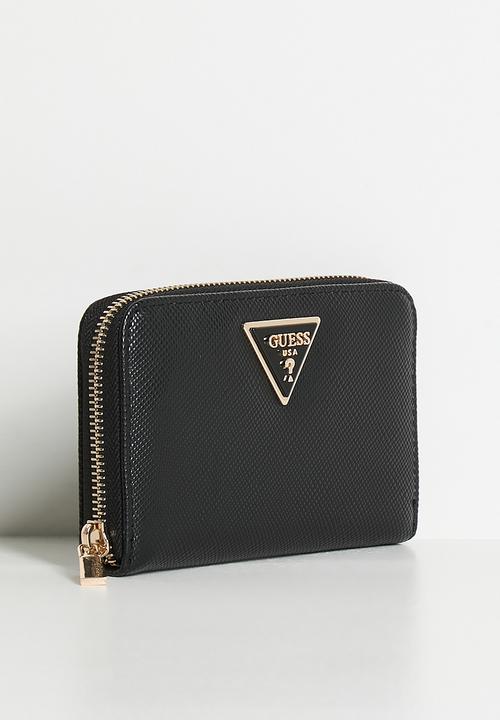 GUESS - Slg Laurel Ii Slg Med Zip Around - Black