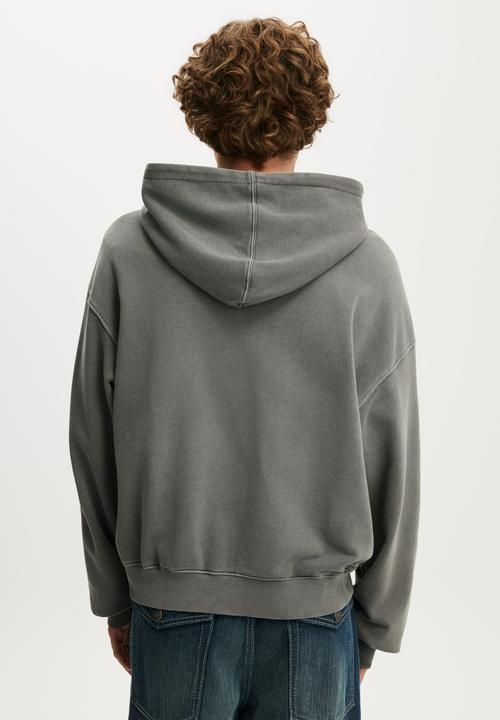 Cotton On - Zip Up Hoodie - Slate Stone Wash