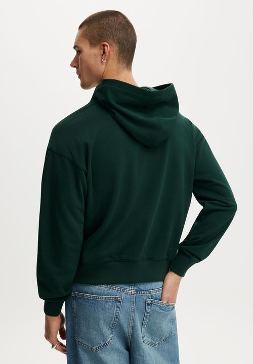 Cotton On - Zip Up Hoodie- Pineneedle Green